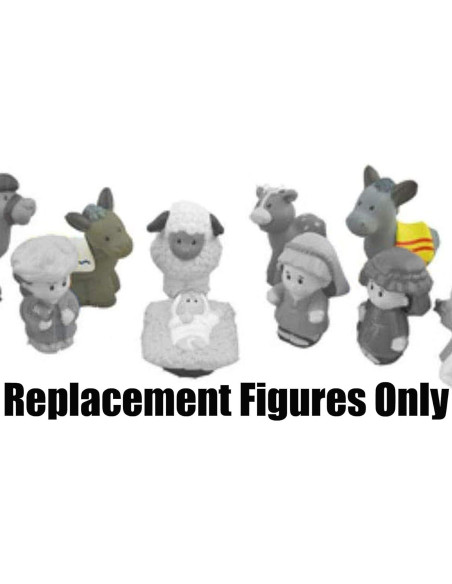 Repuesto Burros Fisher Price Little People Pesebre - Par