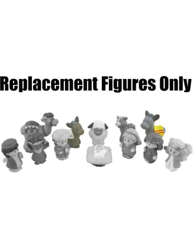 Repuesto Burros Fisher Price Little People Pesebre - Par