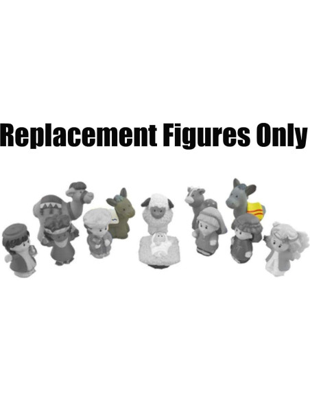 Repuesto Burros Fisher Price Little People Pesebre - Par