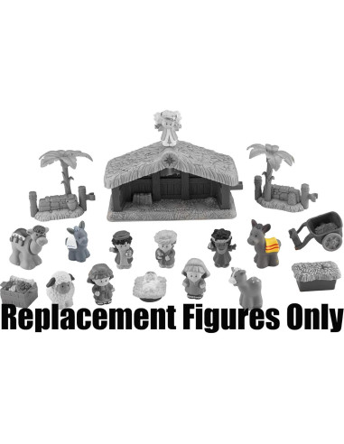 Repuesto Burros Fisher Price Little People Pesebre - Par