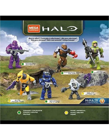 Mega Construx Halo Universe Serie 1 - Conjunto Completo 6 Figuras