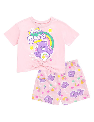 Conjunto Care Bears para Niñas - Camiseta y Pantalones Cortos 4T