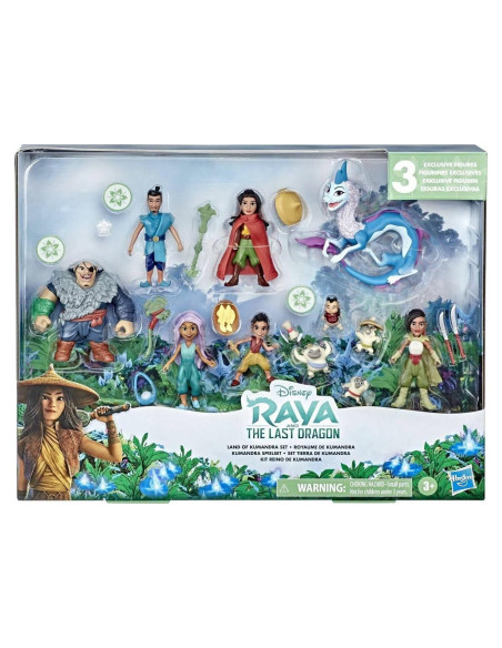 Set de Muñecas Raya y el Último Dragón Hasbro 8 Piezas