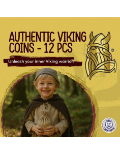 Conjunto de Monedas Vikingas Liontouch - 12 Piezas de Metal 2