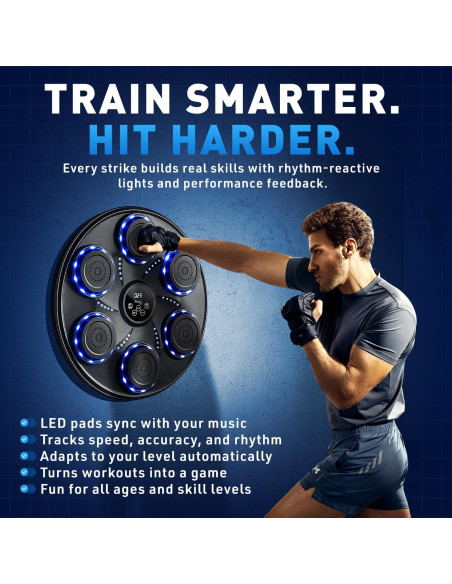 Máquina de Boxeo Musical Prime Axis Strike - Entrenador Interactivo