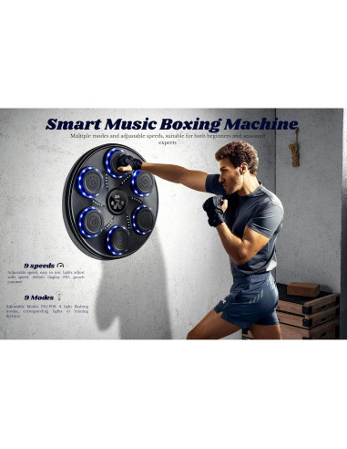 Máquina de Boxeo Musical Prime Axis Strike - Entrenador Interactivo
