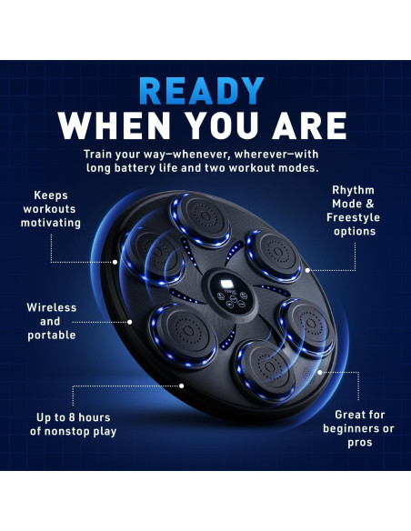 Máquina de Boxeo Musical Prime Axis Strike - Entrenador Interactivo