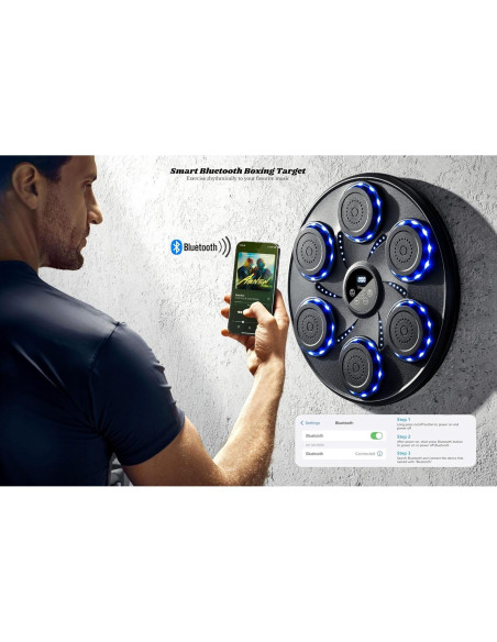 Máquina de Boxeo Musical Prime Axis Strike - Entrenador Interactivo