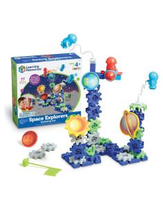 Juego de Construcción STEM Recursos de Aprendizaje 77 Piezas