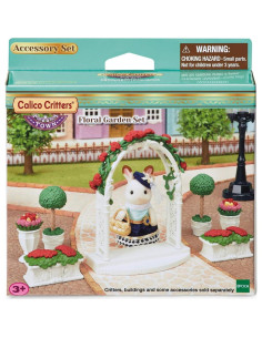 Conjunto de Jardín Floral Calico Critters - Muebles Casa Muñecas 2
