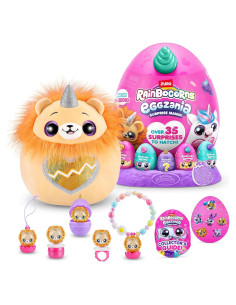 Sorpresa Mania Eggzania ZURU León 20+ Sorpresas Peluche