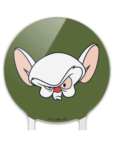 Adorno de Pastel Pinky y Cerebro Acrílico 18.42 cm