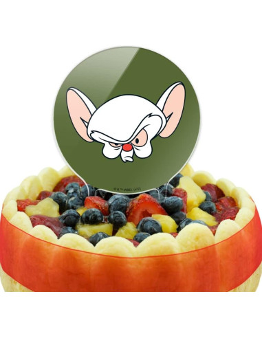 Adorno de Pastel Pinky y Cerebro Acrílico 18.42 cm