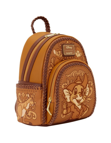 Mochila Mini Loungefly Disney Los Rescatadores 26.7x11.4x22.9cm