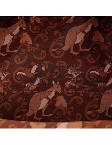 Mochila Mini Loungefly Disney Los Rescatadores 26.7x11.4x22.9cm