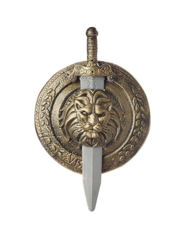 Accesorio disfraz gladiador California Costumes escudo espada