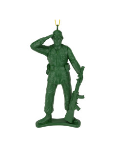 Adorno Navideño Soldado de Juguete Verde Tree Buddees - Resina 10.16 cm