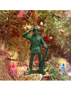 Adorno Navideño Soldado de Juguete Verde Tree Buddees - Resina 10.16 cm 2