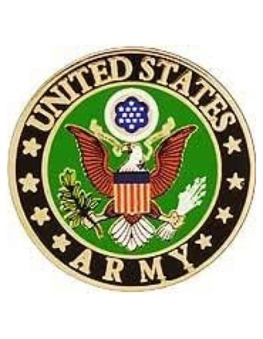 Pin de Solapa Sello Ejército EE. UU. 1.9 cm Alta Calidad