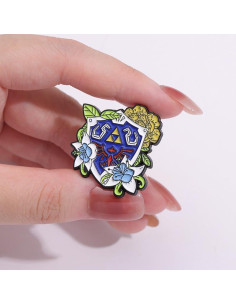 Pins de Esmalte Zelda - Broches Insignias 3x2.7cm 2