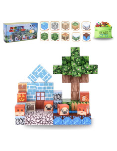 100 Bloques Magnéticos de Construcción IKACO para Niños 3-12 Años