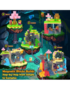 Bloques Magnéticos 150 PCS Soyee Juguetes STEM para Niños 3-12 Años 2