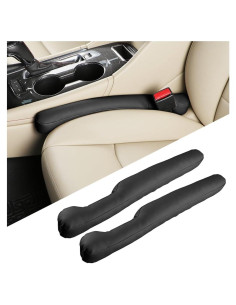 Relleno de Espacio entre Asientos FALVFUN - 2 Piezas Negro