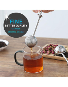 Juego de Infusor de Té y Tamiz de Harina JOINRUN 2 Piezas 2
