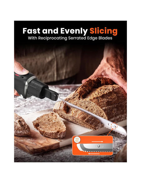 Cuchillo Eléctrico Inalámbrico Laudlife 40.64 cm Ergonomico