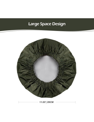 Gorro de Ducha Reutilizable VISHOP Verde Grande para Cabello