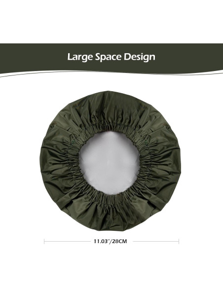 Gorro de Ducha Reutilizable VISHOP Verde Grande para Cabello