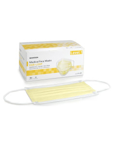 Mascarillas Médicas McKesson Nivel 1, Plisadas, 50 Unidades