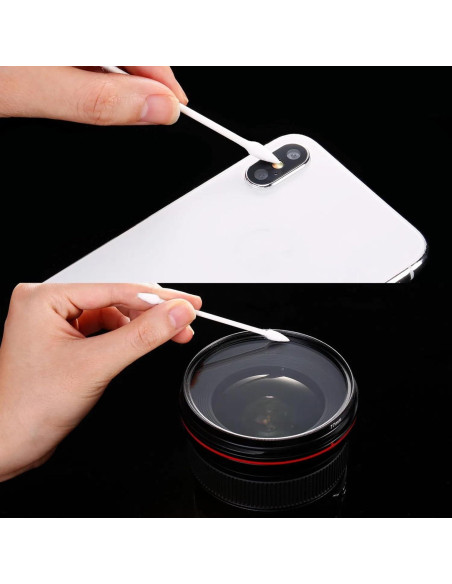 Bastoncillos de Algodón TecUnite 600 Piezas Doble Punta