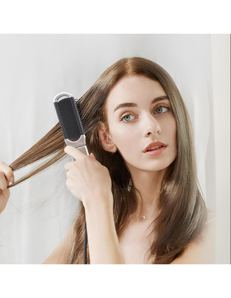 Cepillo de Pelo Plegable BlingKingdom con Espejo 20.8 cm