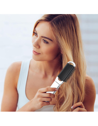 Cepillo de Pelo Plegable BlingKingdom con Espejo 20.8 cm