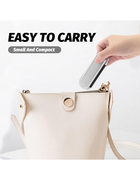 Cepillo de Pelo Plegable BlingKingdom con Espejo 20.8 cm