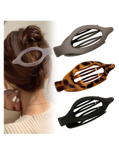 Pinzas Planas para Cabello NEKSKA - Multicolor-A, Antideslizantes