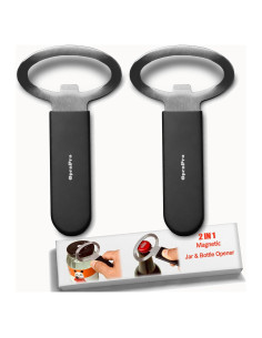 Abrebotellas y Abrefrascos Magnético 2 en 1 OPENPRO, Acero Inoxidable