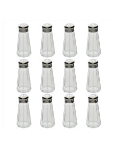Set de 12 Shakers de Sal y Pimienta TrueCraftware 3 oz Cristal