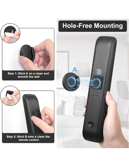 Soporte Magnético para Control Remoto YYILIS - Paquete de 4