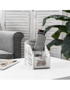 Soporte Organizador de Control Remoto MyGift 3 Compartimentos 2