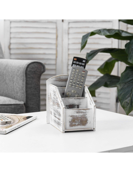 Soporte Organizador de Control Remoto MyGift 3 Compartimentos
