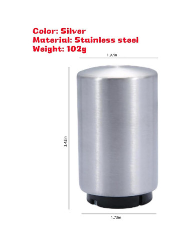 Abridor de Botellas Automático Luvilly de Acero Inoxidable