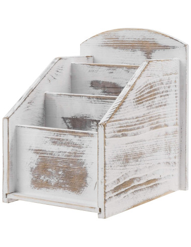 Soporte Organizador de Control Remoto MyGift 3 Compartimentos