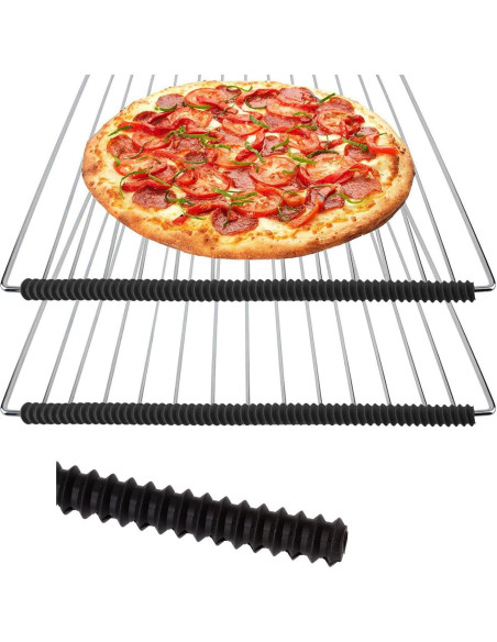 4 Protectores de Borde de Horno Silicona QUUPY Antiescaldaduras