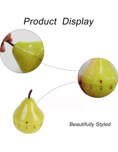 Temporizador de Cocina Mecánico NingMeng Verde 60 Minutos