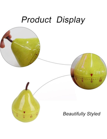 Temporizador de Cocina Mecánico NingMeng Verde 60 Minutos