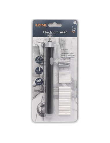 Borrador Eléctrico Artme con 22 Recambios - 16.5cm