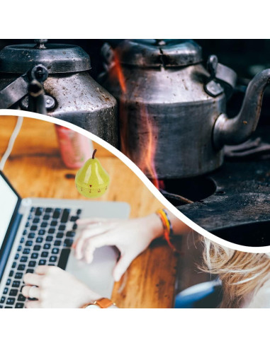 Temporizador de Cocina Mecánico NingMeng Verde 60 Minutos