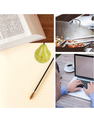 Temporizador de Cocina Mecánico NingMeng Verde 60 Minutos